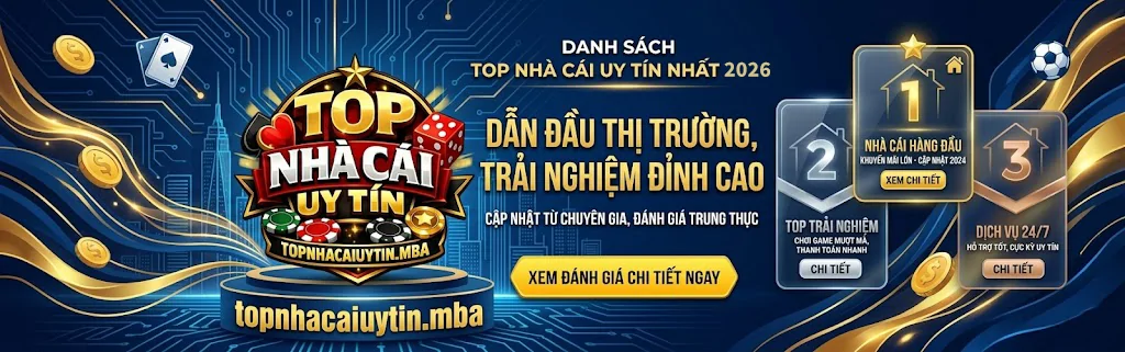 Top Nhà Cái Uy Tín - Danh Sách Các Nhà Cái HOT Nhất 2026